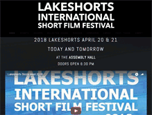 Tablet Screenshot of lakeshorts.ca